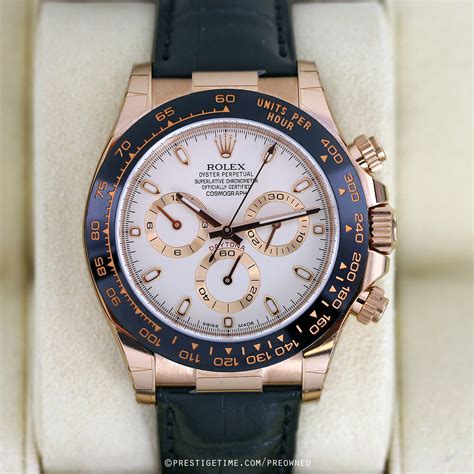 rolex daytona gold buckle|Rolex daytona everose gold price.